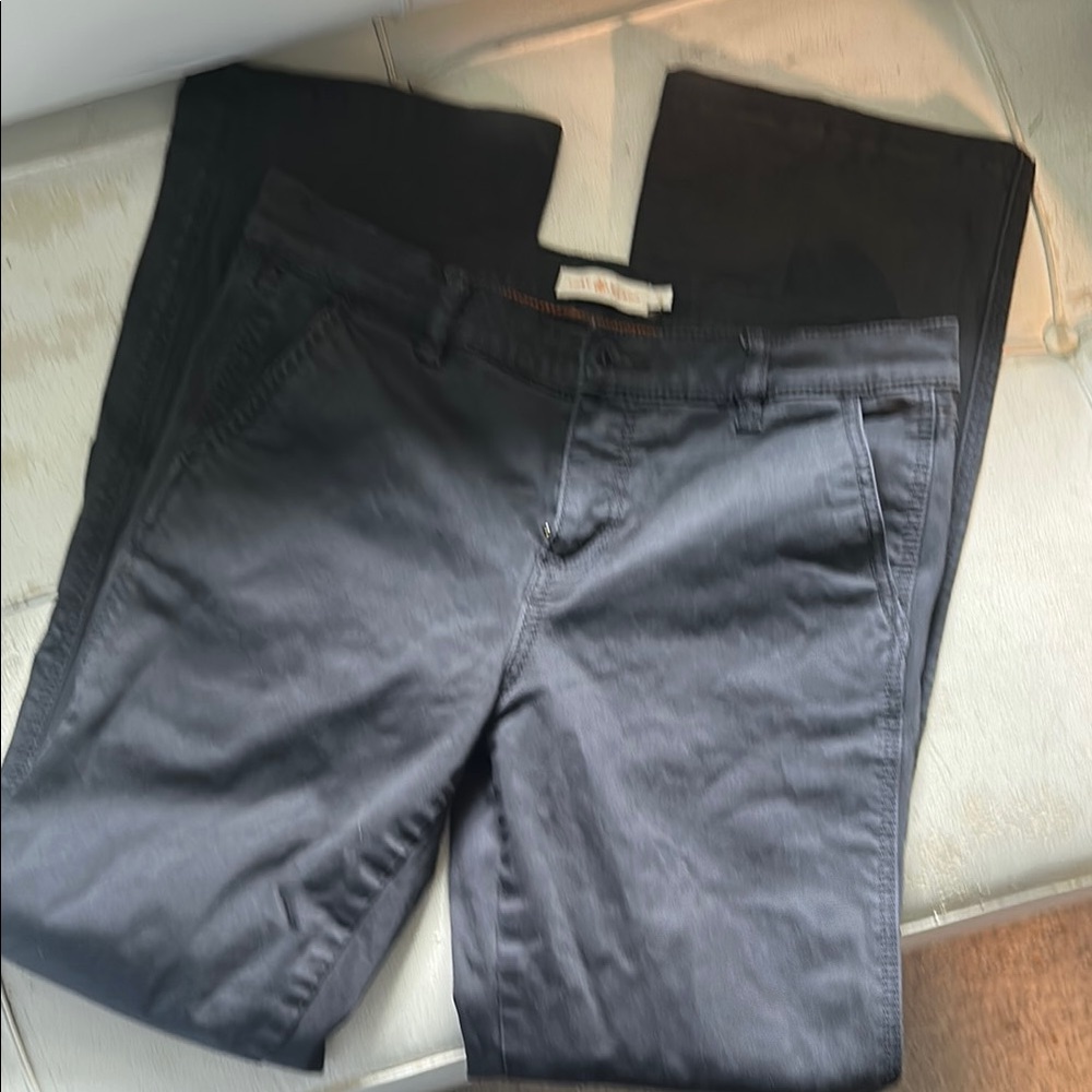 Tory Burch Black Straight Leg Pants